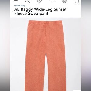 American Eagle Baggy Wide Leg Sweatpants